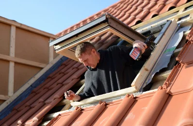 Pose de fenêtres de toit Velux au Vey